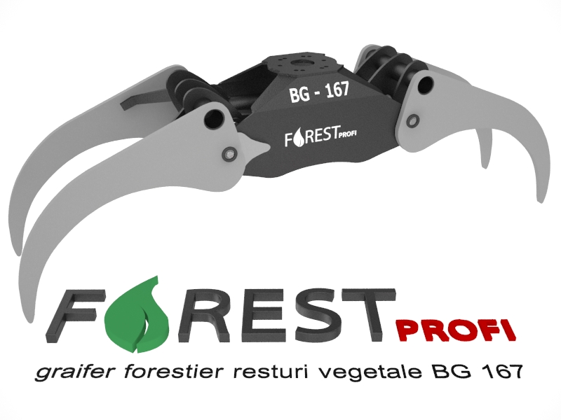 Graifer forestier resturi vegetale BG 167